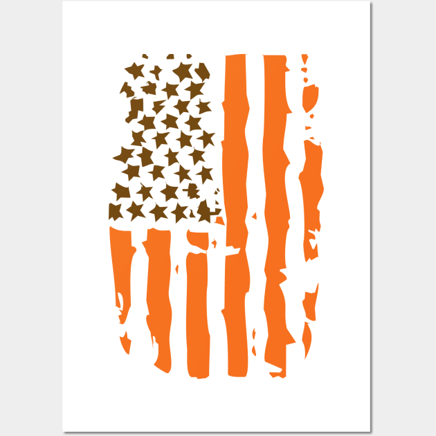 Orange, Brown, and White Wall Art by Deon_Hill_Draws